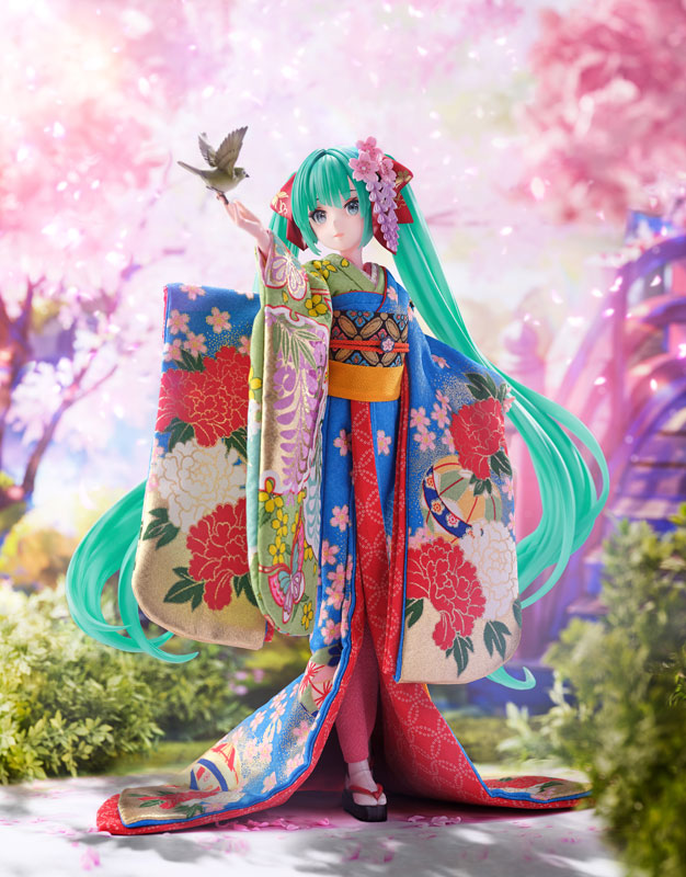 Yoshitoku x F:NEX Hatsune Miku -Japanese Doll- 1/4 Scale Figure, Action & Toy Figures, animota