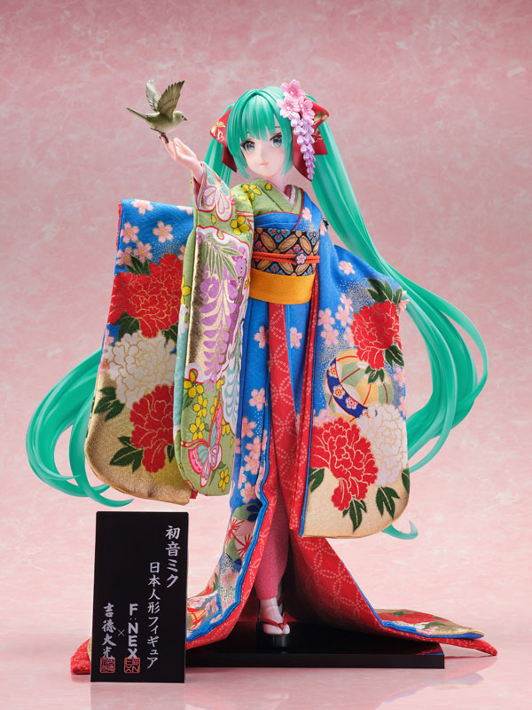 Yoshitoku x F:NEX Hatsune Miku -Japanese Doll- 1/4 Scale Figure, Action & Toy Figures, animota