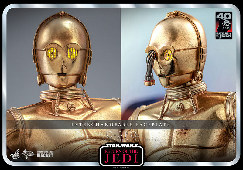 Movie Masterpiece DIECAST "Star Wars Episode VI- Return of the Jedi" 1/6 Scale Figure C-3PO