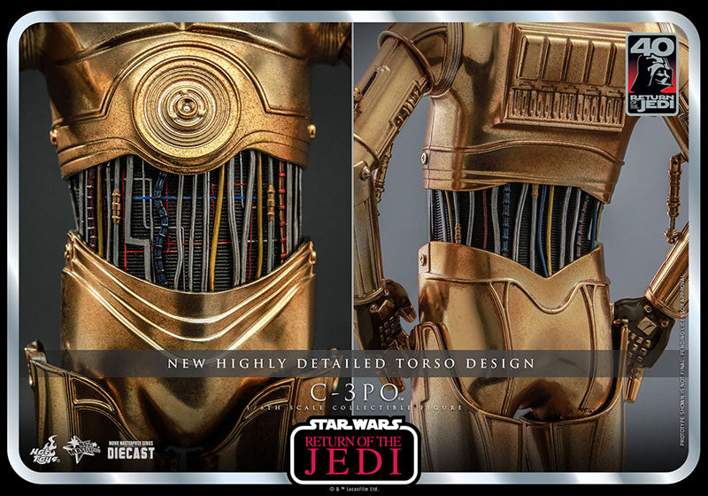 Movie Masterpiece DIECAST "Star Wars Episode VI- Return of the Jedi" 1/6 Scale Figure C-3PO