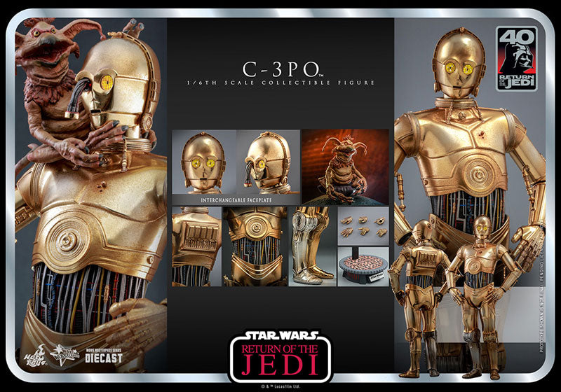 Movie Masterpiece DIECAST "Star Wars Episode VI- Return of the Jedi" 1/6 Scale Figure C-3PO