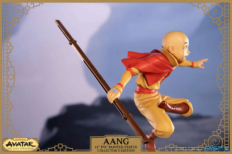 Avatar: the Legend of Aang / Aang 11 Inch PVC Statue [Collector Edition], Action Figures, animota