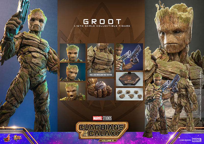 Movie Masterpiece "Guardians of the Galaxy: VOLUME 3" 1/6 Scale Figure Groot