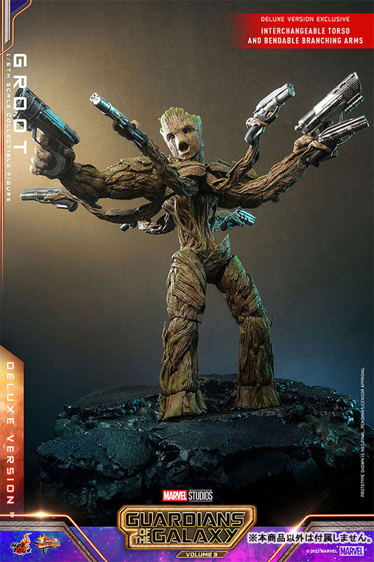 Movie Masterpiece "Guardians of the Galaxy: VOLUME 3" 1/6 Scale Figure Groot (Deluxe Ver.)