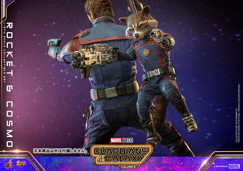 Movie Masterpiece Guardians of the Galaxy Rocket & Cosmo