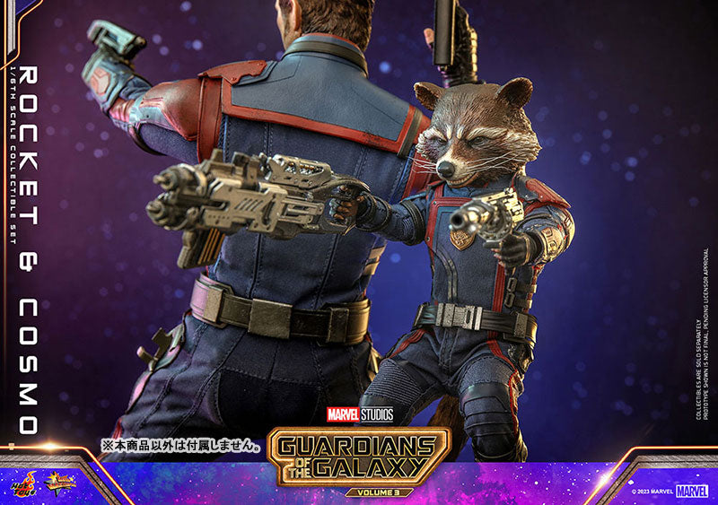 Movie Masterpiece Guardians of the Galaxy Rocket & Cosmo