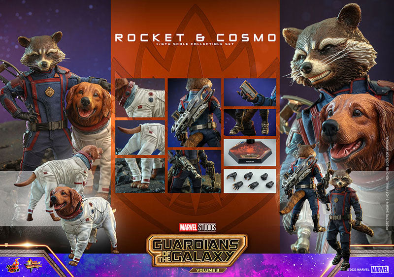 Movie Masterpiece Guardians of the Galaxy Rocket & Cosmo