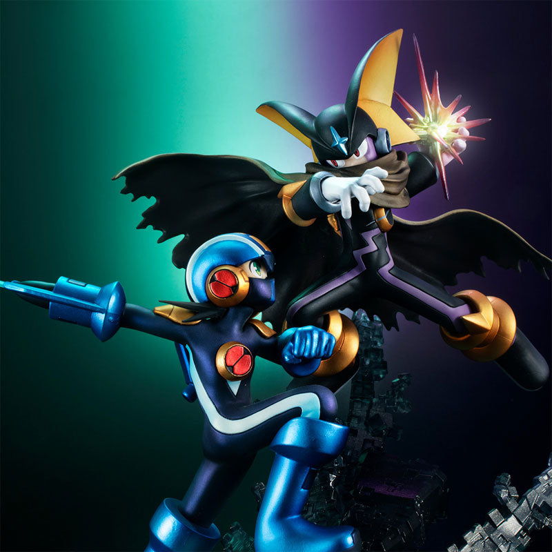 Game Characters Collection DX Mega Man Battle Network Mega Man vs Bass Ver.1.5 Complete Figure | animota