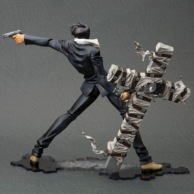 ARTFX J - Trigun the Movie: Badlands Rumble: Nicholas D. Wolfwood 1/8 Complete Figure, Action & Toy Figures, animota