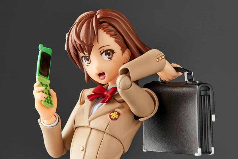 Revoltech Amazing Yamaguchi Toaru Kagaku no Railgun Mikoto Misaka Winter  Uniform Ver. | animota