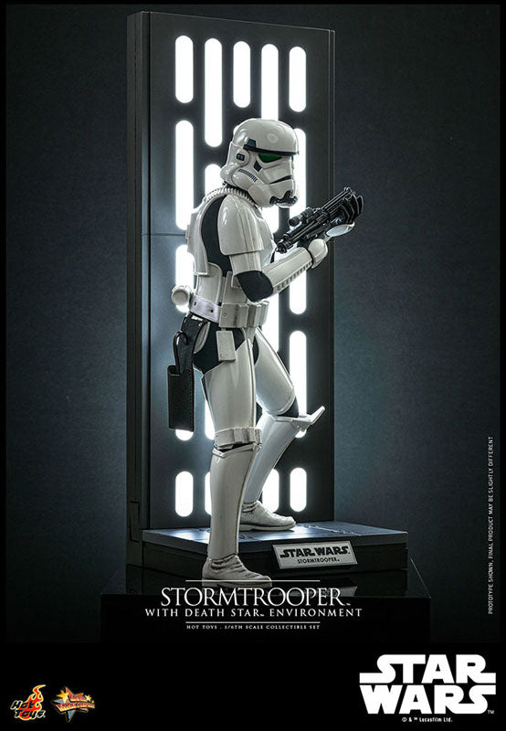 Movie Masterpiece "Star Wars" 1/6 Scale Figure Stormtrooper (w/Death Star's Backboard)