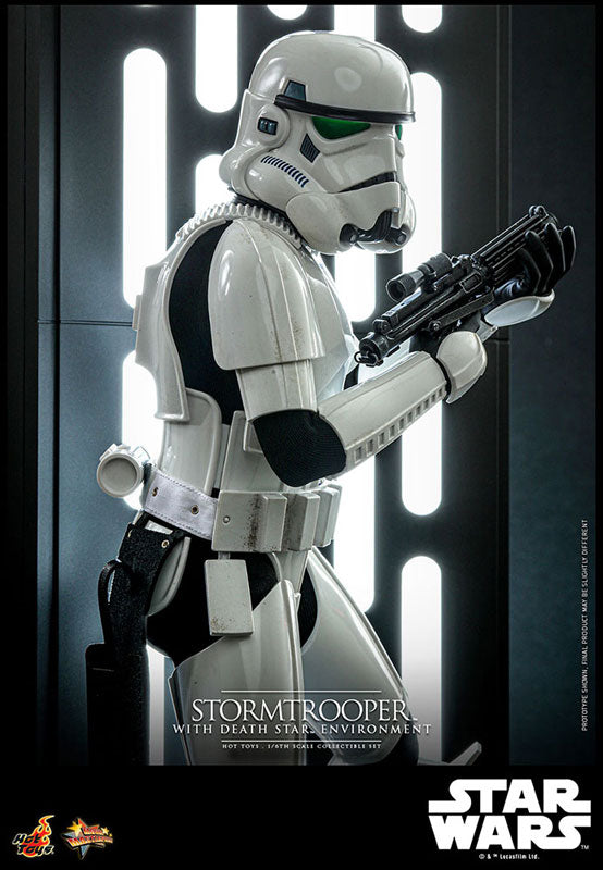 Movie Masterpiece "Star Wars" 1/6 Scale Figure Stormtrooper (w/Death Star's Backboard)