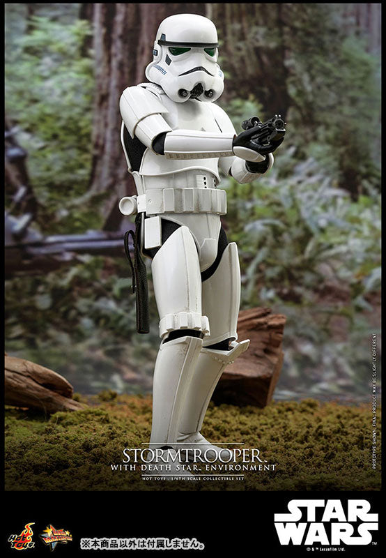 Movie Masterpiece "Star Wars" 1/6 Scale Figure Stormtrooper (w/Death Star's Backboard)