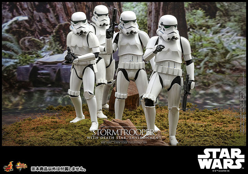 Movie Masterpiece "Star Wars" 1/6 Scale Figure Stormtrooper (w/Death Star's Backboard)