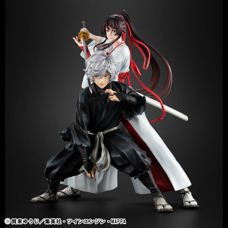 [Limited Sales] Lucrea Hell's Paradise: Jigokuraku Gabimaru & Yamada Asaemon Sagiri Complete Figure