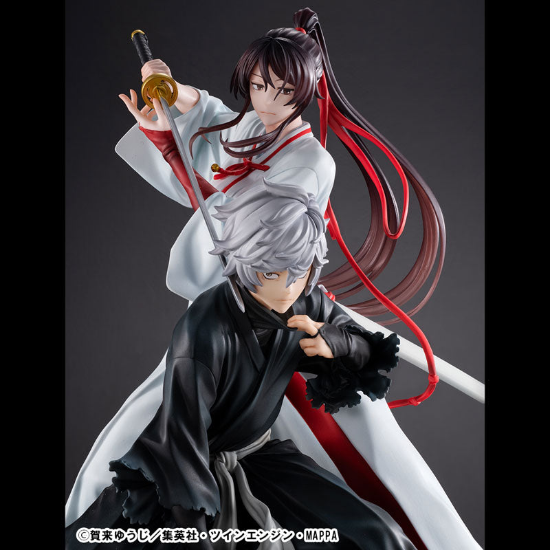 [Limited Sales] Lucrea Hell's Paradise: Jigokuraku Gabimaru & Yamada Asaemon Sagiri Complete Figure, Action & Toy Figures, animota