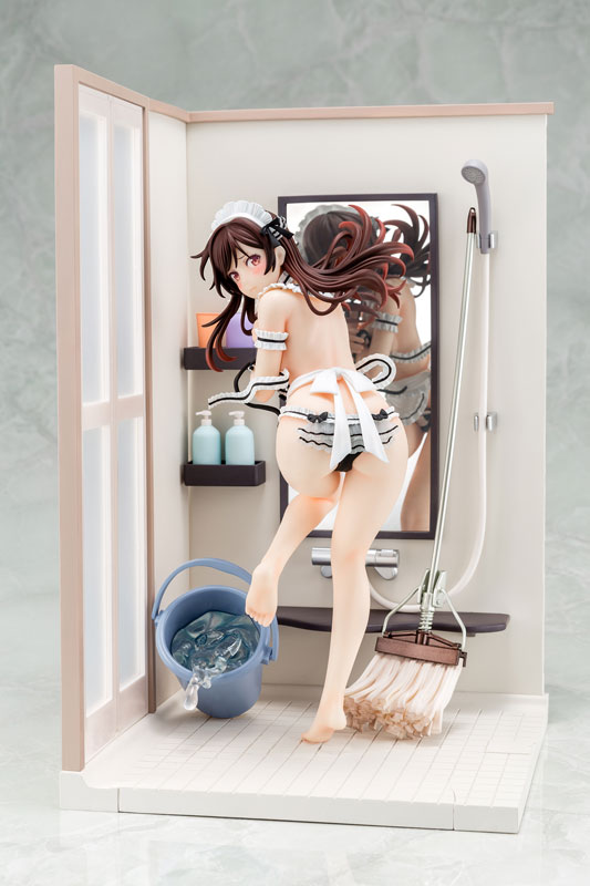[Limited Sales]1/6 scale pre-painted completed figure Rent-A-Girlfriend MIZUHARA Chizuru Maid Bikini de cleanup figure, Action & Toy Figures, animota