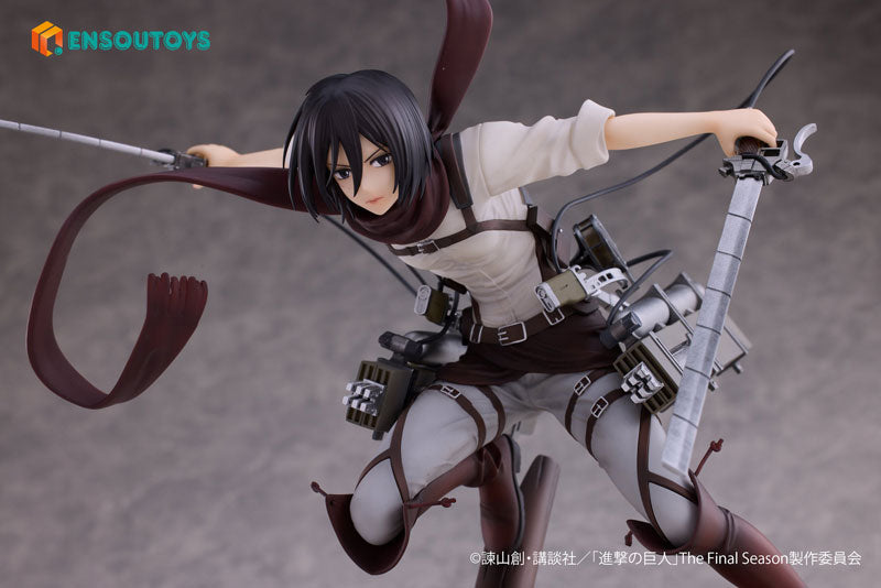 Attack on Titan Mikasa Ackerman 1/7 Complete Figure, Action & Toy Figures, animota