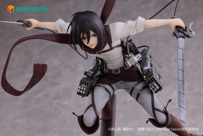 Attack on Titan Mikasa Ackerman 1/7 Complete Figure, Action & Toy Figures, animota