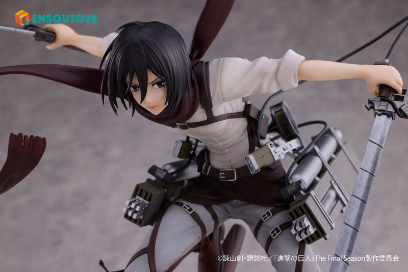 Attack on Titan Mikasa Ackerman 1/7 Complete Figure, Action & Toy Figures, animota