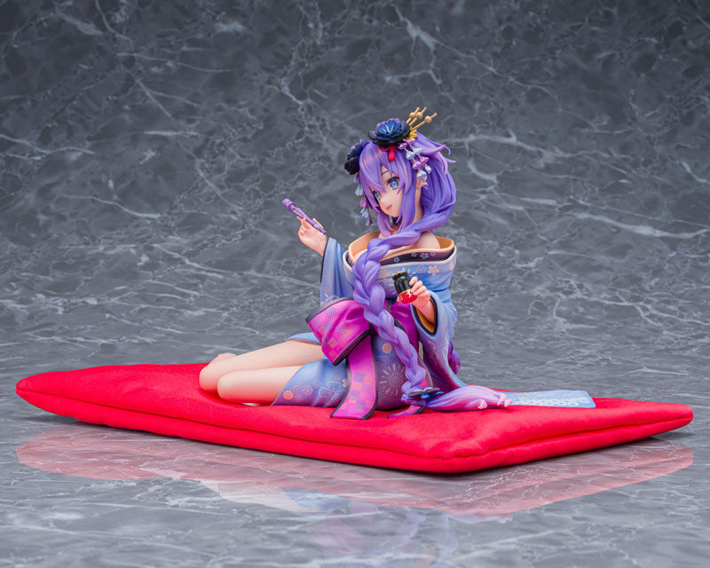 "Neptunia x SENRAN KAGURA: Ninja Wars" Purple Heart / Black Heart Kimono Ver. Dual Figure Set 1/7 Complete Figure