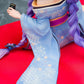 "Neptunia x SENRAN KAGURA: Ninja Wars" Purple Heart / Black Heart Kimono Ver. Dual Figure Set 1/7 Complete Figure