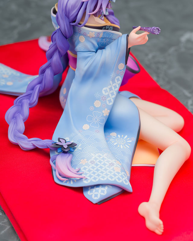 "Neptunia x SENRAN KAGURA: Ninja Wars" Purple Heart / Black Heart Kimono Ver. Dual Figure Set 1/7 Complete Figure