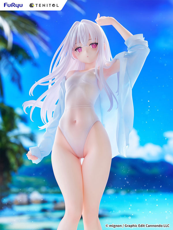 TENITOL TALL MIGNON WORKS shiro Swimsuit ver. Complete Figure