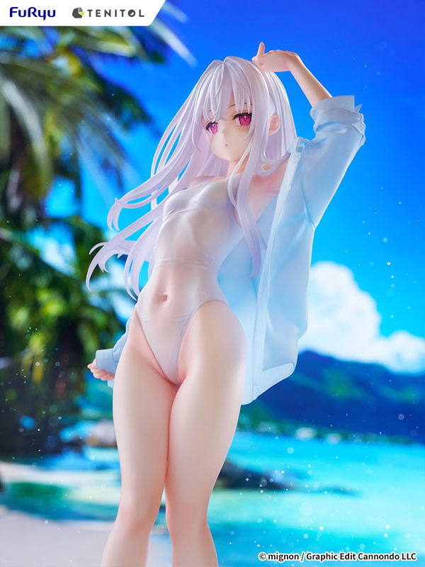 TENITOL TALL MIGNON WORKS shiro Swimsuit ver. Complete Figure