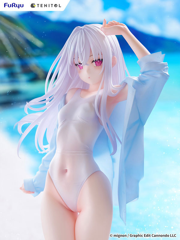 TENITOL TALL MIGNON WORKS shiro Swimsuit ver. Complete Figure