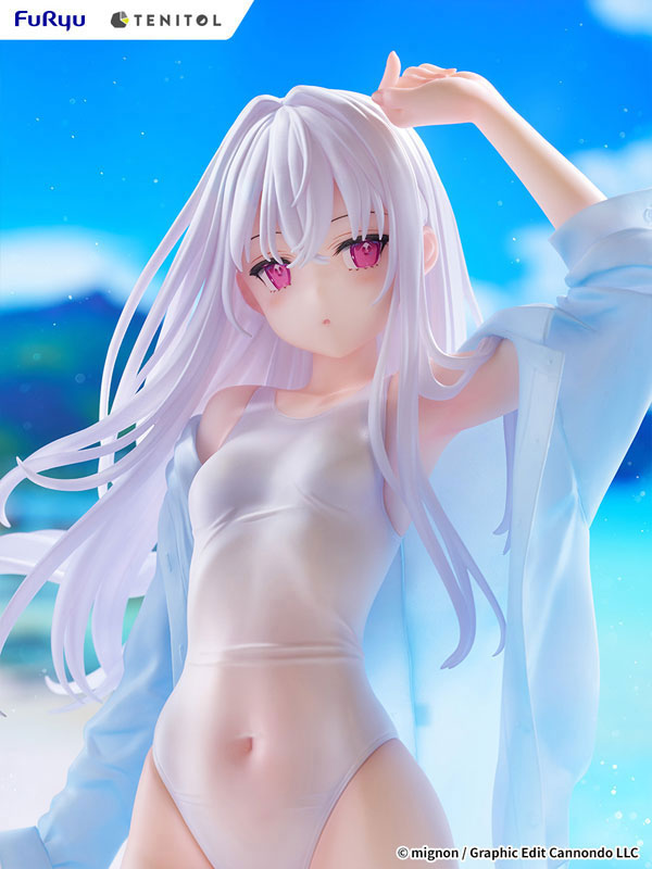 TENITOL TALL MIGNON WORKS shiro Swimsuit ver. Complete Figure