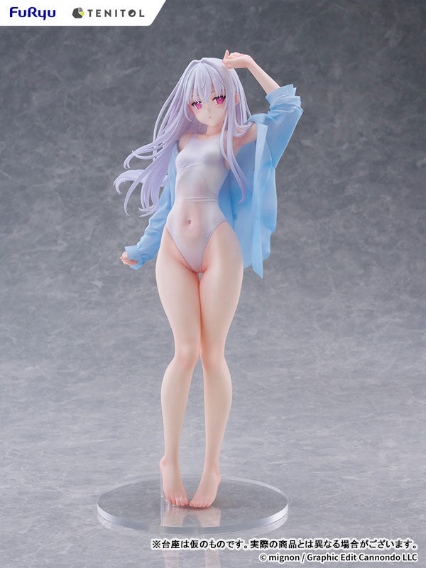 TENITOL TALL MIGNON WORKS shiro Swimsuit ver. Complete Figure