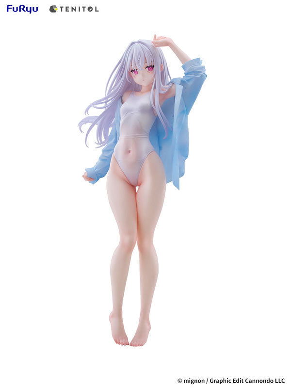 TENITOL TALL MIGNON WORKS shiro Swimsuit ver. Complete Figure