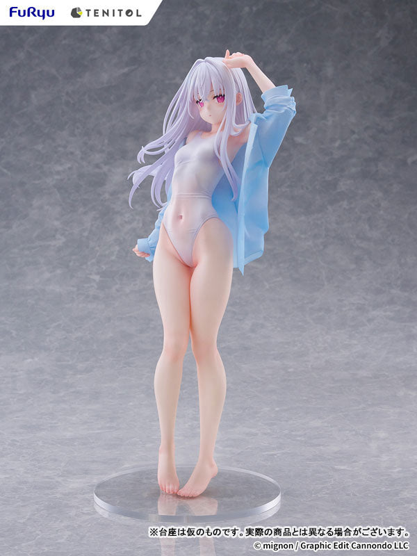 TENITOL TALL MIGNON WORKS shiro Swimsuit ver. Complete Figure