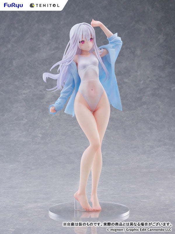 TENITOL TALL MIGNON WORKS shiro Swimsuit ver. Complete Figure