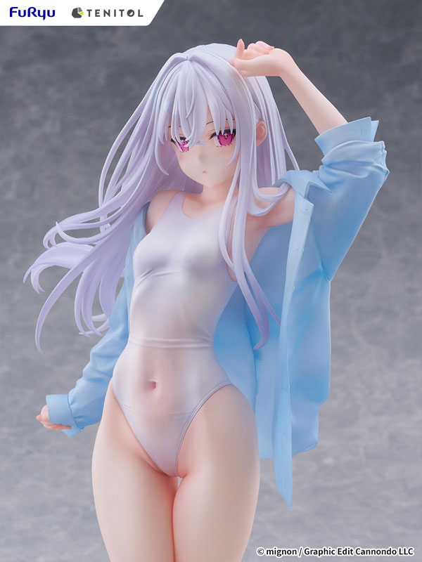 TENITOL TALL MIGNON WORKS shiro Swimsuit ver. Complete Figure