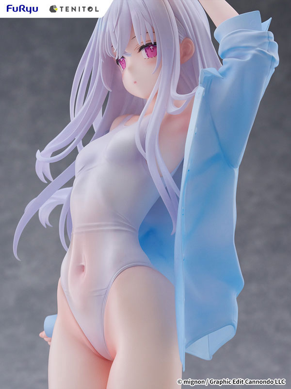 TENITOL TALL MIGNON WORKS shiro Swimsuit ver. Complete Figure