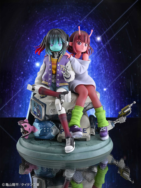 Anime "Milky Subway: The Galactic Limited Express" Chiharu & Makina Complete Figure