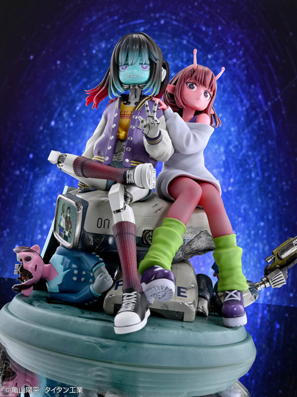 Anime "Milky Subway: The Galactic Limited Express" Chiharu & Makina Complete Figure