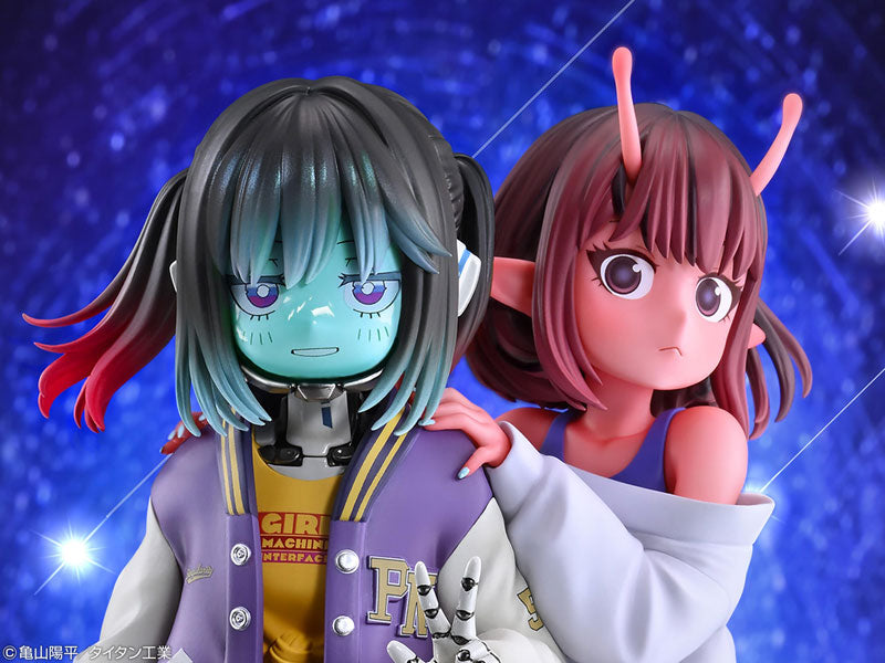 Anime "Milky Subway: The Galactic Limited Express" Chiharu & Makina Complete Figure