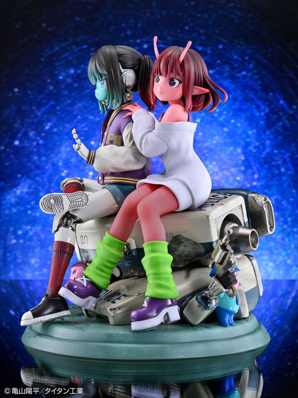 Anime "Milky Subway: The Galactic Limited Express" Chiharu & Makina Complete Figure