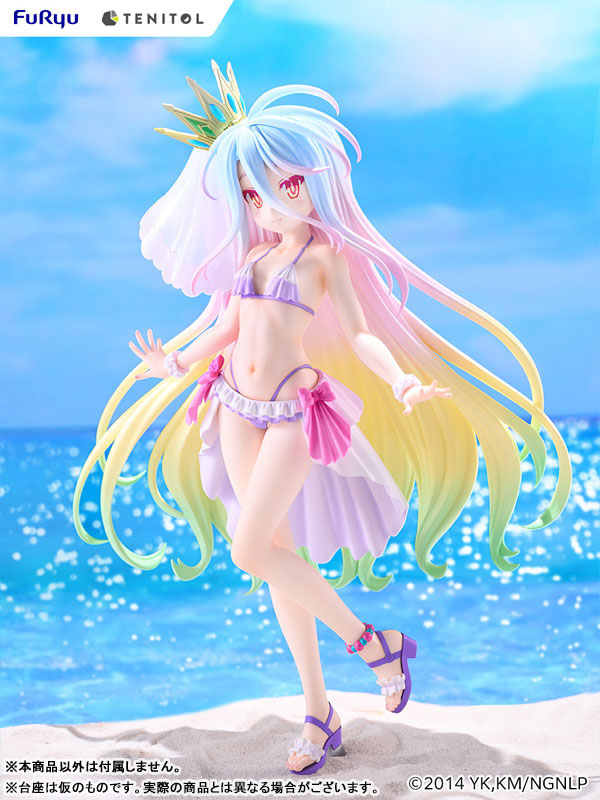 TENITOL TALL No Game No Life Shiro Swimsuit Dress ver. Complete Figure