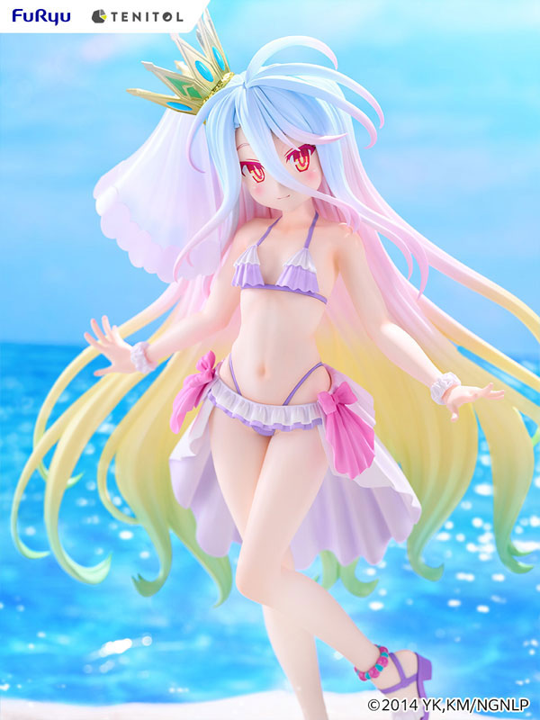 TENITOL TALL No Game No Life Shiro Swimsuit Dress ver. Complete Figure
