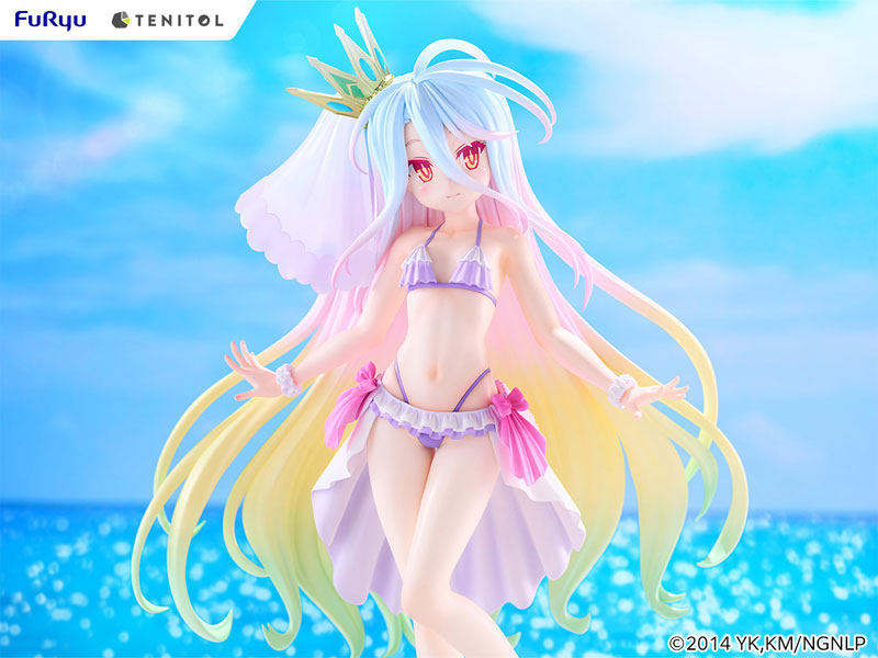 TENITOL TALL No Game No Life Shiro Swimsuit Dress ver. Complete Figure