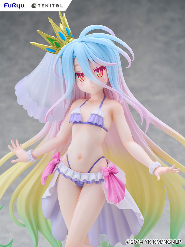 TENITOL TALL No Game No Life Shiro Swimsuit Dress ver. Complete Figure