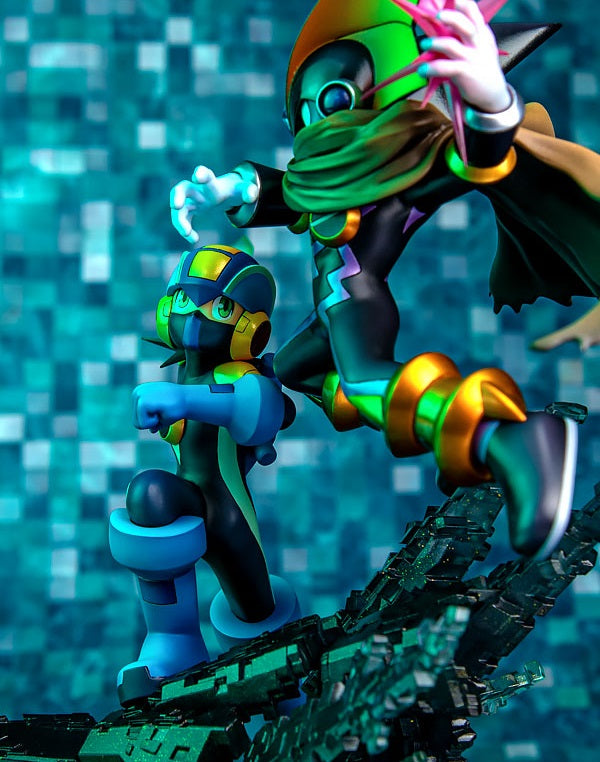 Game Characters Collection DX Mega Man - XZ Mega Man vs Bass Complete Figure, Action & Toy Figures, animota