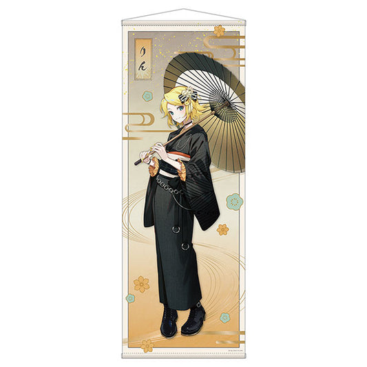 Hatsune Miku New Year SHOP 2024 Life-size Wall Scroll Kagamine Rin, Decorative Tapestries, animota