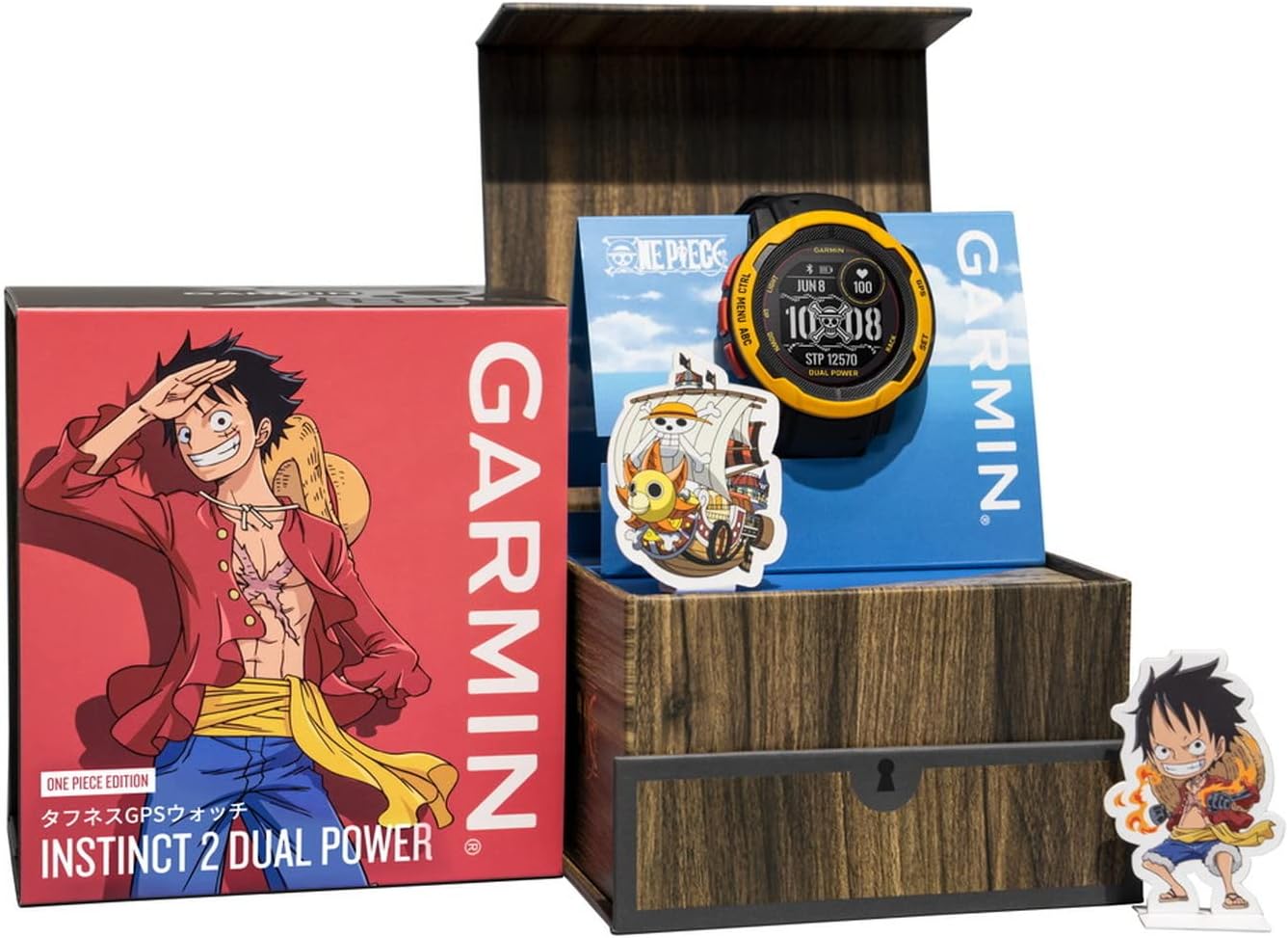 Garmin Instinct 2/2S Dual Power ONE PIECE Luffy Toughness Outdoor