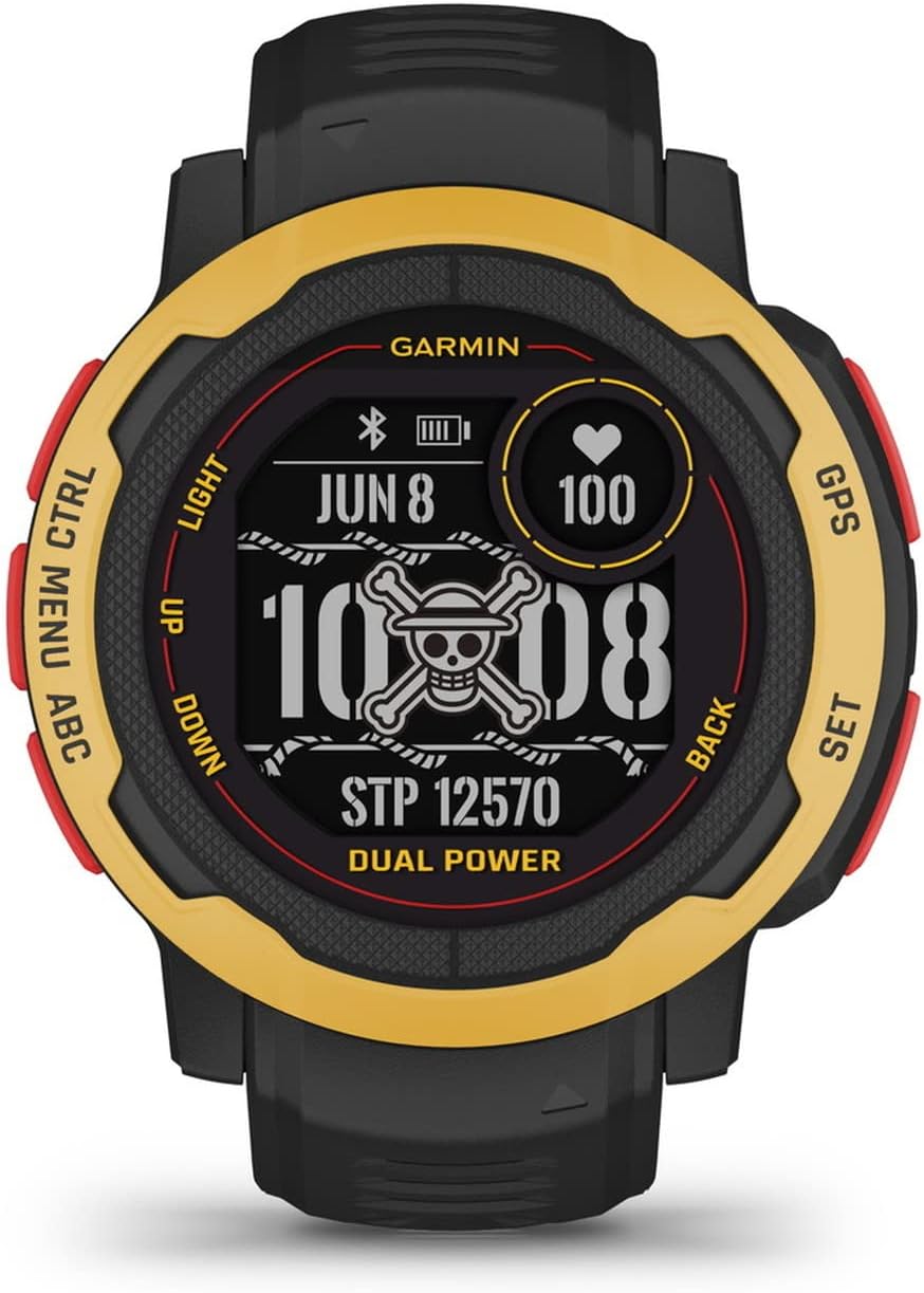 Garmin Instinct 2/2S Dual Power ONE PIECE Luffy Toughness Outdoor