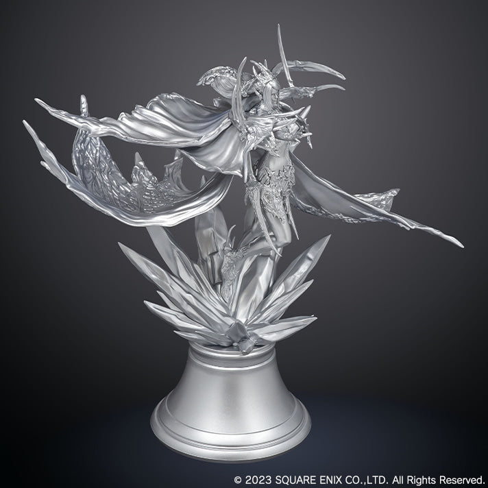 FINAL FANTASY XVI Launch Commemorative Lottery Prize LAST: Diorama Figure ＜Summoned Beasts Shiva＞ Silver Ver.